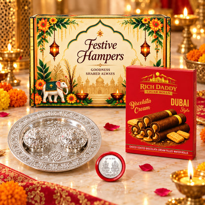 Round Kumkum Dish Wafer Gift Hamper