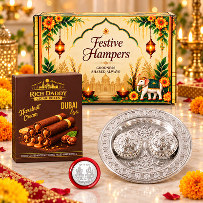 Round Kumkum Dish Wafer Gift Hamper