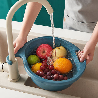 Kitchen Sink Drain Basket Strainer Colander for Fruits & Vegetable Washing (1 Pc)