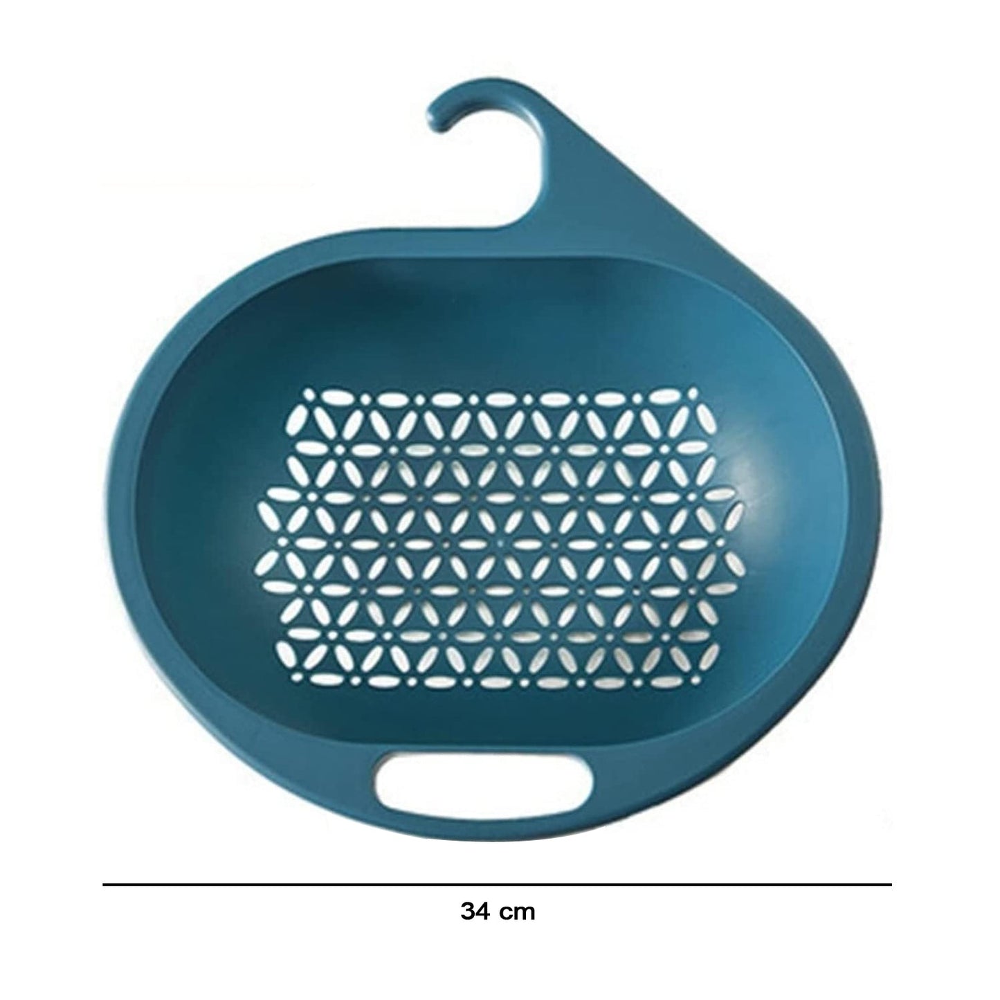 Kitchen Sink Drain Basket Strainer Colander for Fruits & Vegetable Washing (1 Pc)