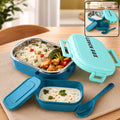 Stainless Steel Lunch Box – 3-in-1 Leakproof Set | Lunchie Bunchie