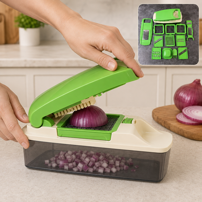 14-in-1 Vegetable Chopper – Multipurpose Fruit & Veg Slicer Set