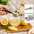 Stainless Steel Lemon Squeezer – 2-in-1 Juicer with Bottle Opener