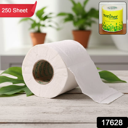 Freshee Ultra-Soft 2-Ply Toilet Roll — 250 Sheets Per Roll (10x10 Cm)