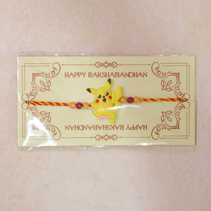 Cartoon Character Charm Kids Rakhi Beaded Designer for Brother (10pcs)