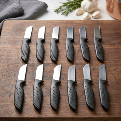 Stainless steel paring knives from the 12-piece set
