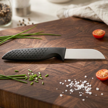 Knife set with ergonomic plastic handles