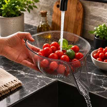 Fruit & Vegetable Washing Strainer Basket – Easy, Hygienic Rinsing