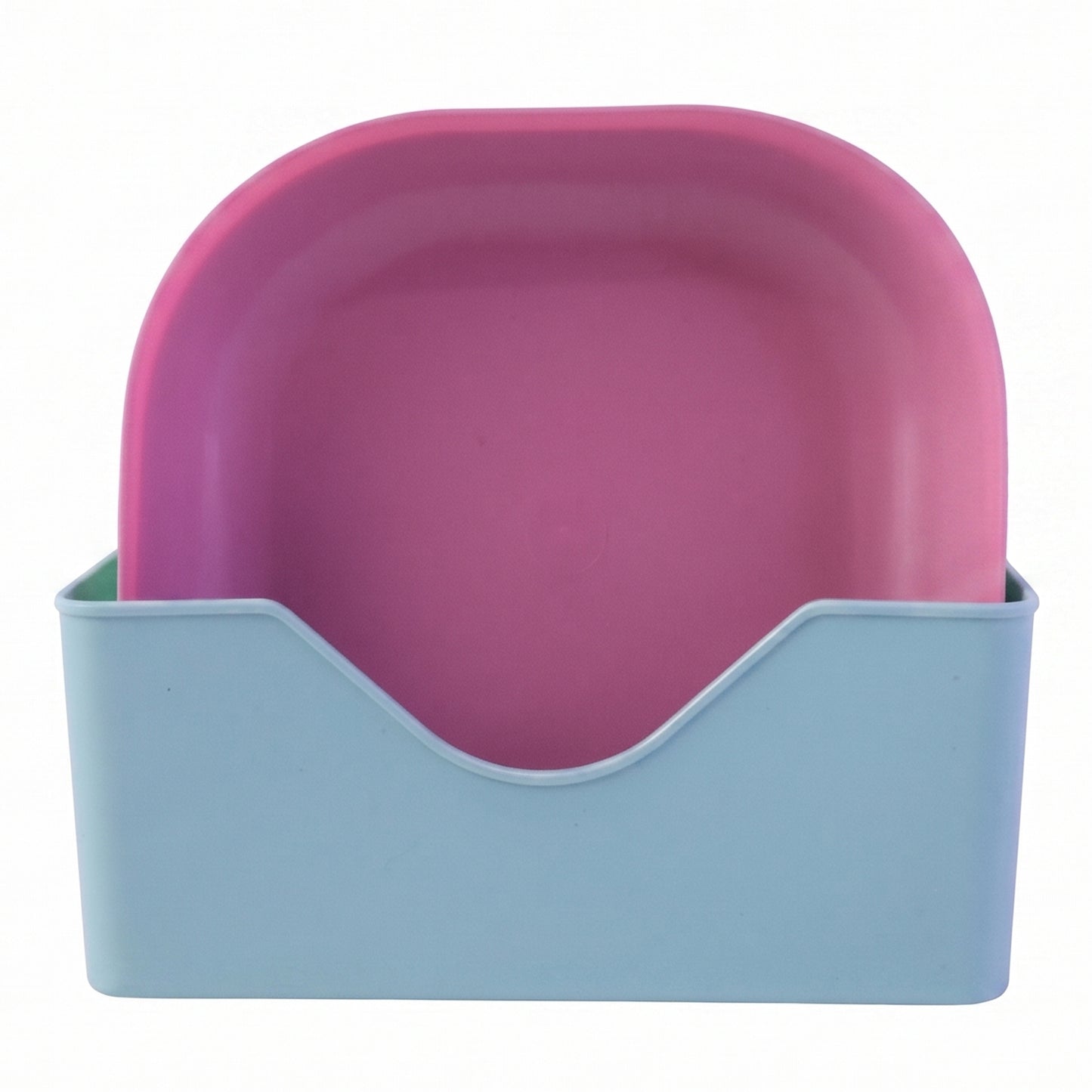 Party serving plate set with divided sections