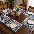 Dining Table Placemats – Heat-Resistant PVC Set of 6 | Tidy Table