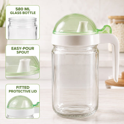 10908_oil_glass_bottle_580ml_with_lid features