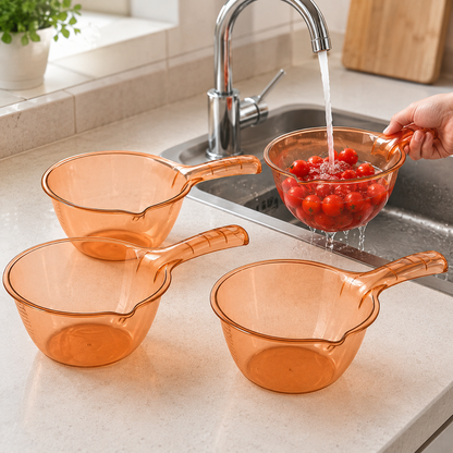 Kitchen Washing & Straining Bowl – 1100 ML Set of 4