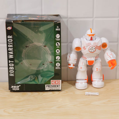 Musical Dancing Robot Toy for Kids, Rotating Robot with Lights and Sound (1 Pc)