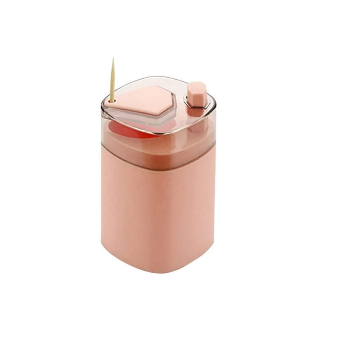 Toothpick Holder Dispenser, Pop-Up Automatic Toothpick Dispenser for Kitchen Restaurant Thickening Toothpicks Container Pocket Novelty, Safe Container Toothpick Storage Box.