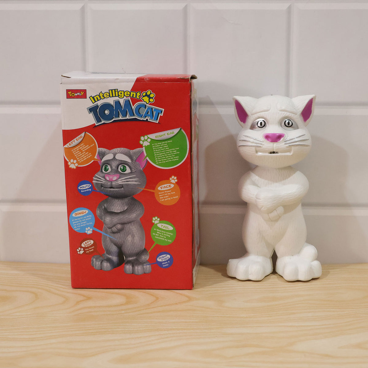 Interactive Mimicking Cat Toy that Repeats What You Say (1 Pc)