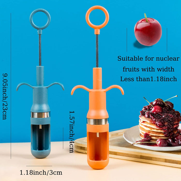 Cherry Pitter Tool, One Hand Operation Cherry Corer Pitter Remover Tool Best, Cherry Pit Kitchen Tools for Cherries Jam Quick Removal Fruit Stones (1pc).