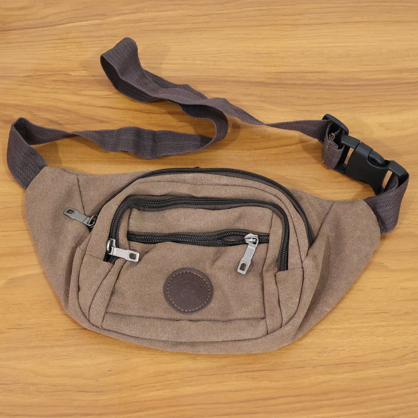 Stylish Canvas Waist Bag for Men & Women (1 Pc)