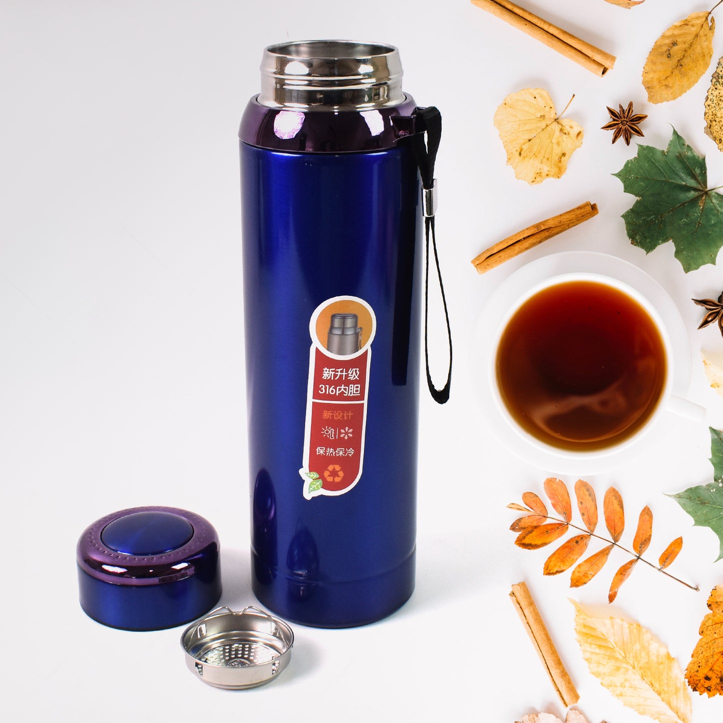 Customized / Personalized Vacuum Insulated Stainless Steel Bottle (1000 ML)