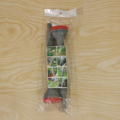 Packaging for the two piece set of garden hose water spray nozzles