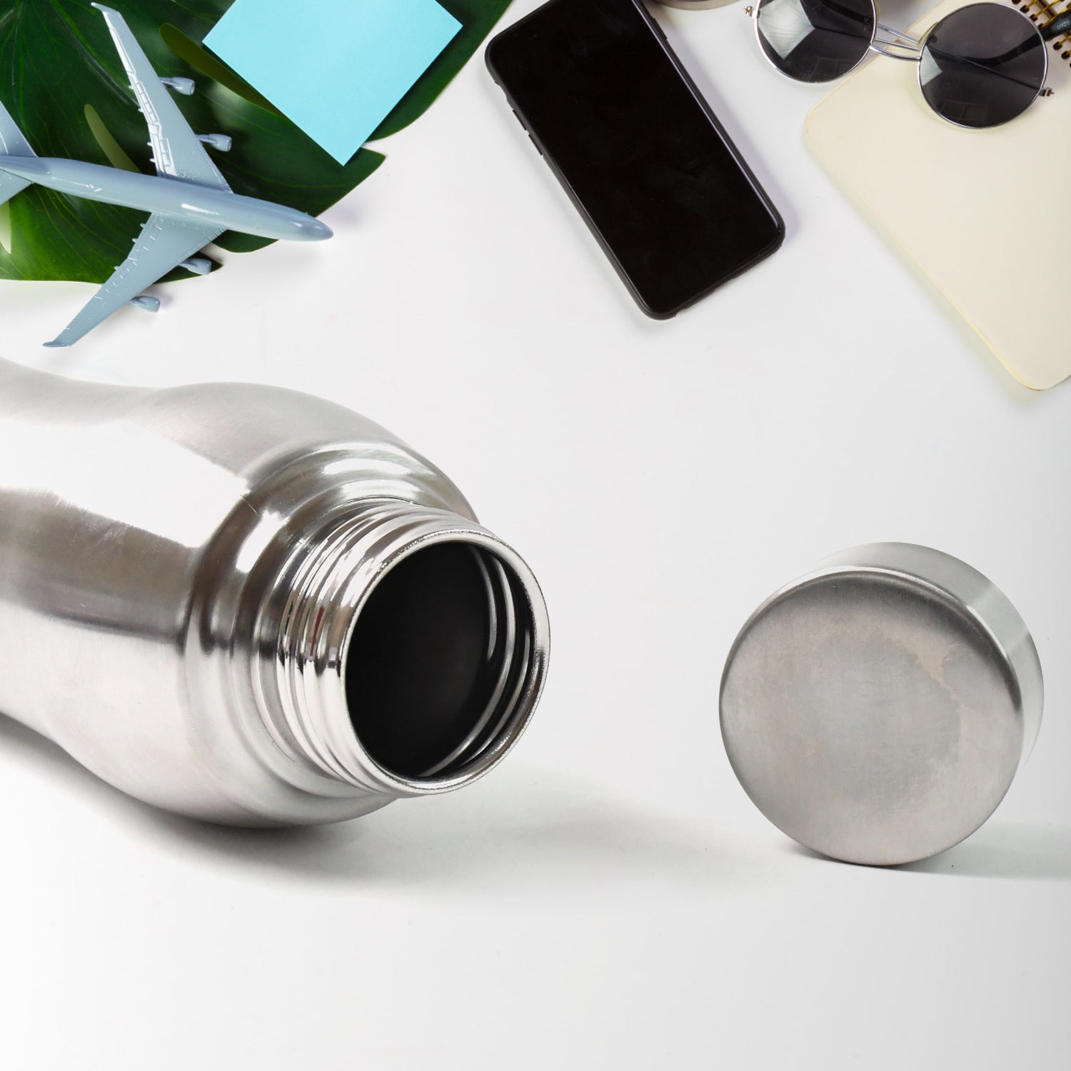 Customize Stainless Steel Double Wall Vacuum-Insulated Drink Water Bottle (1000 ML Approx)