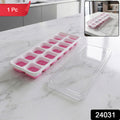Plastic Ice Cube Tray – Durable with Lid for Easy Freezing