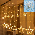 White Star LED String Light Set Warm Fairy Lights for Decoration (1 Set)