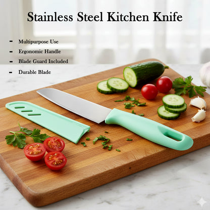 High-Quality Stainless Steel Kitchen Knife (1 Pc)