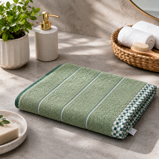 Cotton Bath Towel – Soft, Absorbent & Quick Dry for Daily Use