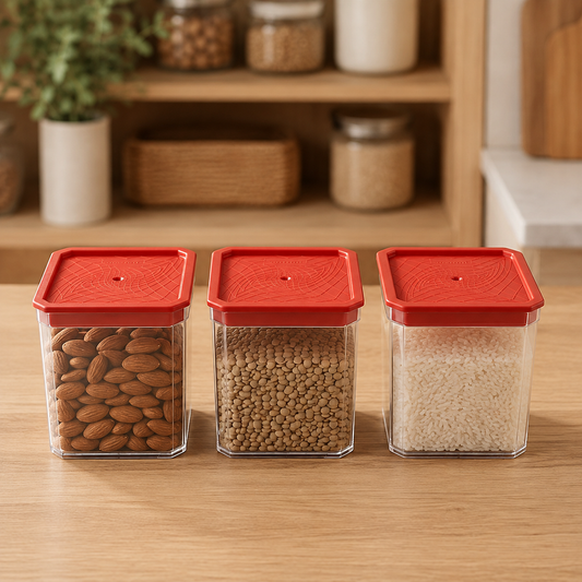 Airtight Food Storage Container Set – 3 Pieces, 350 ml Each