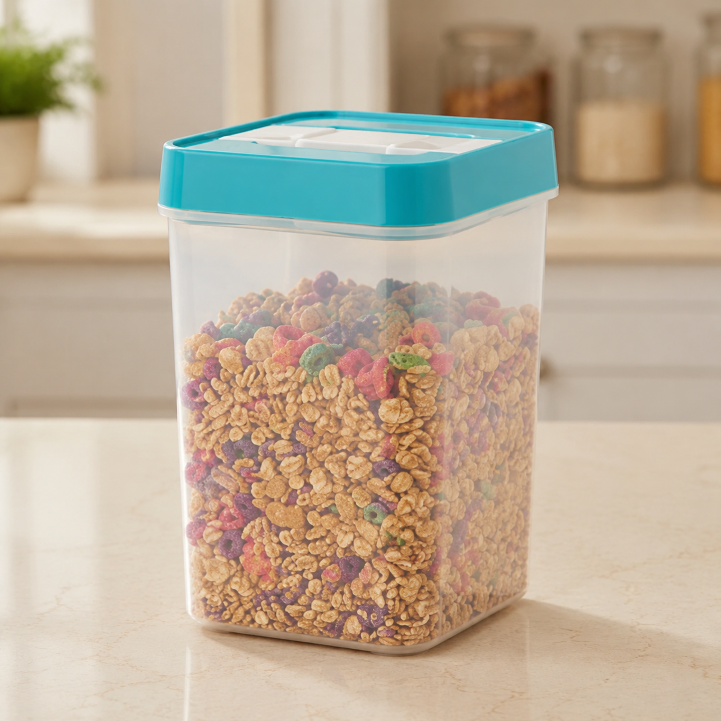 Dry Fruit Storage Container with Seal Lid for Kaju Badam Kishmish (1 Pc)