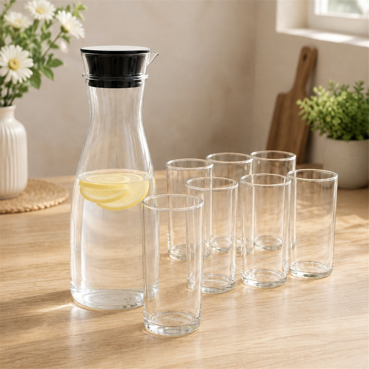 11201_prexo_plastic_water_jug_and_glass_combo_set image-5