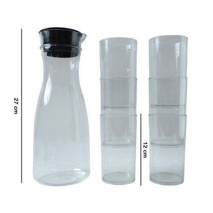 11201_prexo_plastic_water_jug_and_glass_combo_set image-9