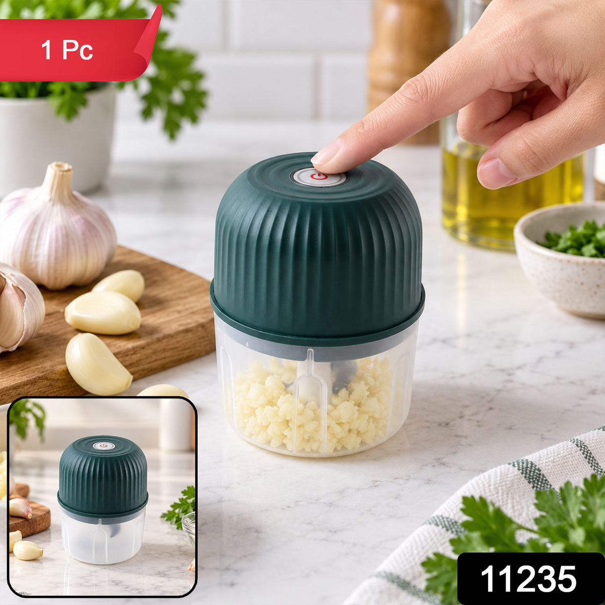 Mini rechargeable garlic chopper image 2
