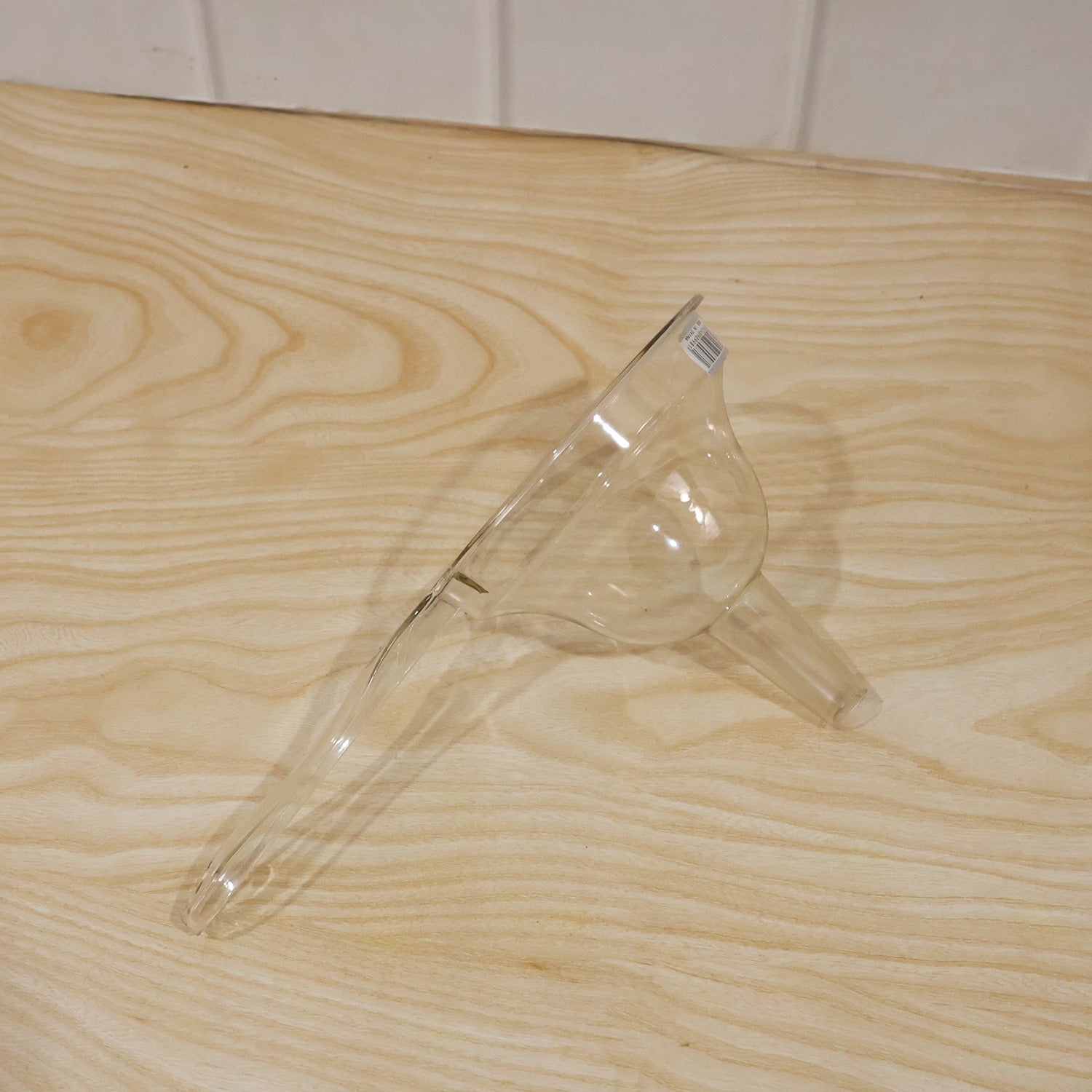 Transparent Spout Kitchen Funnel with Handle Wide Mouth Pouring Funnel (1 Pc)