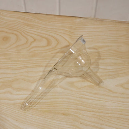 Transparent Spout Kitchen Funnel with Handle Wide Mouth Pouring Funnel (1 Pc)