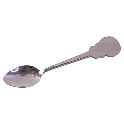 Carved spoon white bg