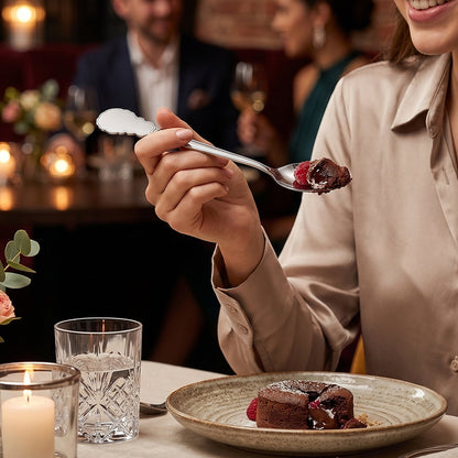 Steel spoon dining use