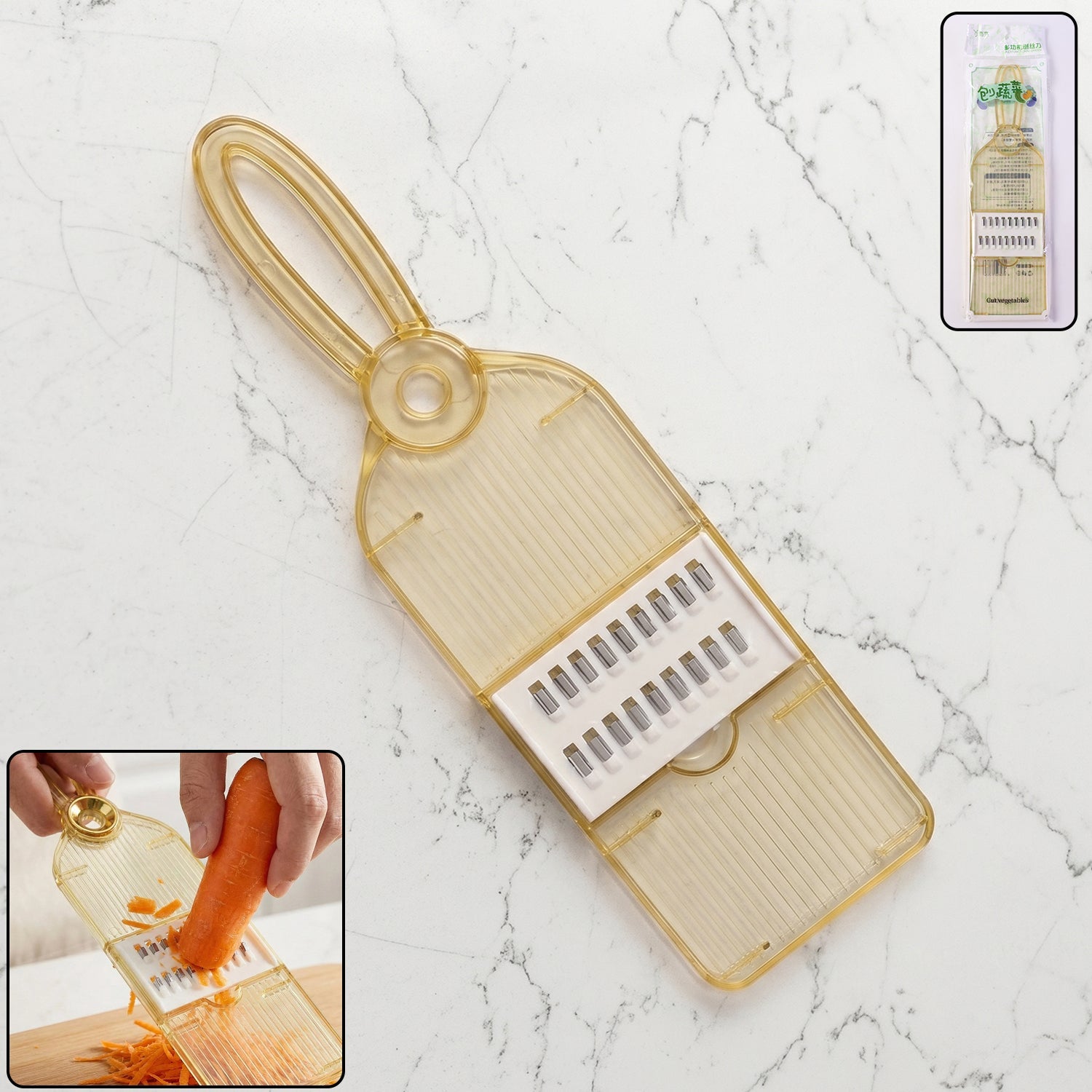 Handheld Vegetable Cutter and Slicer Multipurpose Veggie Chopper for Kitchen (1 Pc)