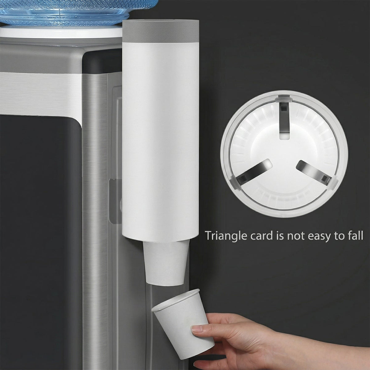 Wall Mounted Cup Holder – Space-Saving Dispenser for Hygienic Storage