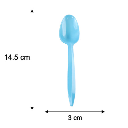 Plastic spoon size 14.5 x 3 cm