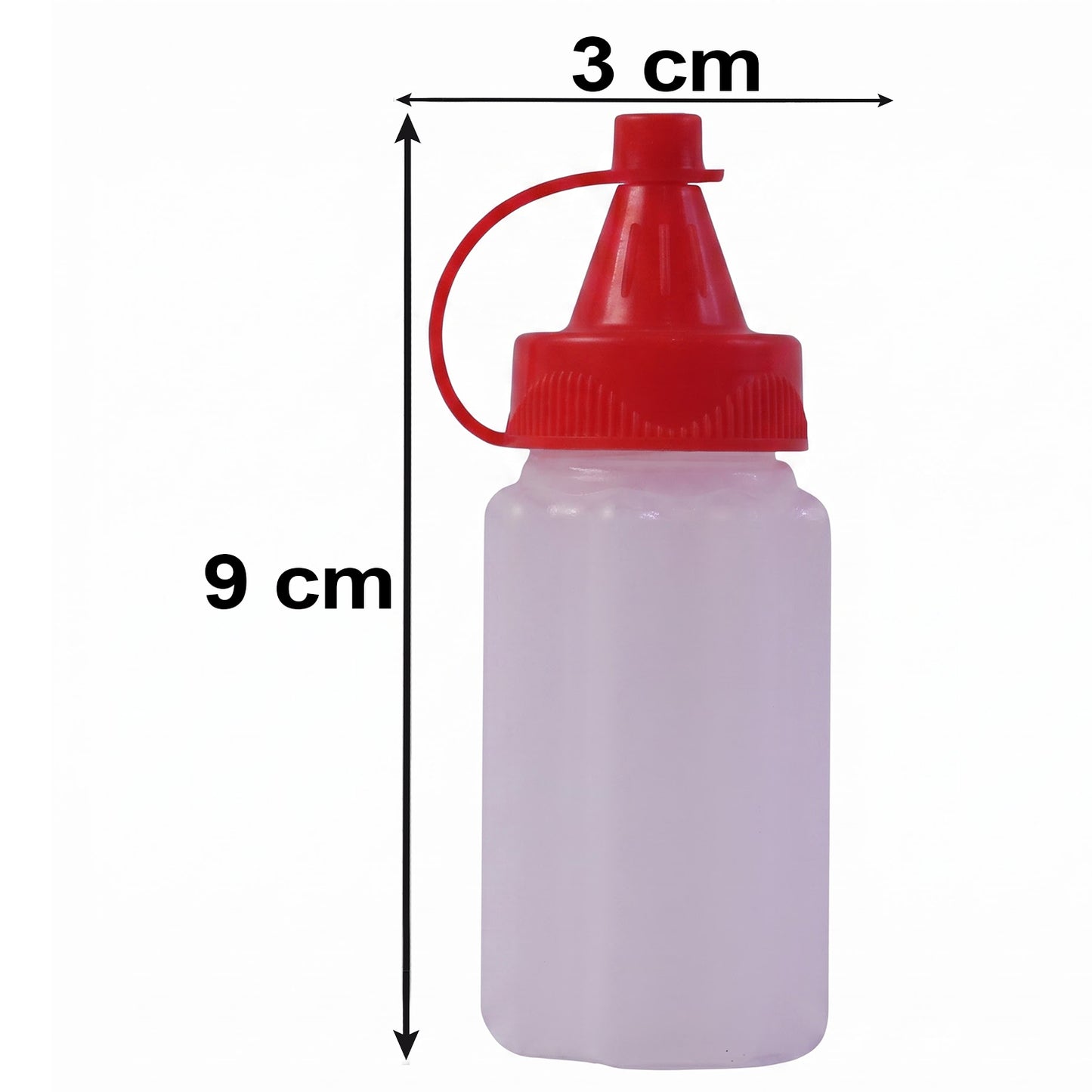 Plastic squeeze dispensing bottle dimensions