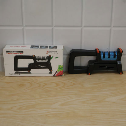Multifunction knife sharpener with color box pack live photo