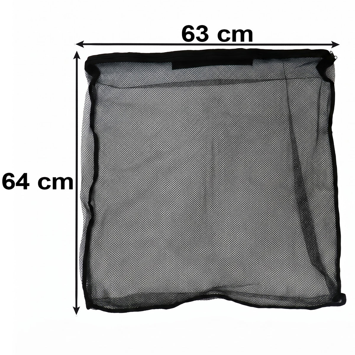 Mesh zipper storage bag dimensions