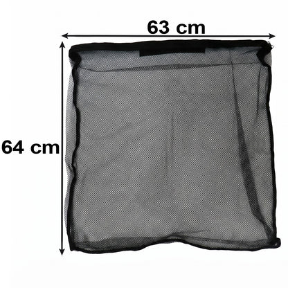 Mesh zipper storage bag dimensions