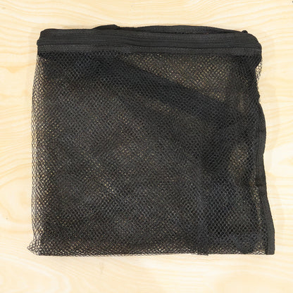 Mesh zipper storage bag live product photo