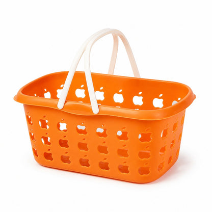 11383_multi_plastic_storage_basket_with_handle white