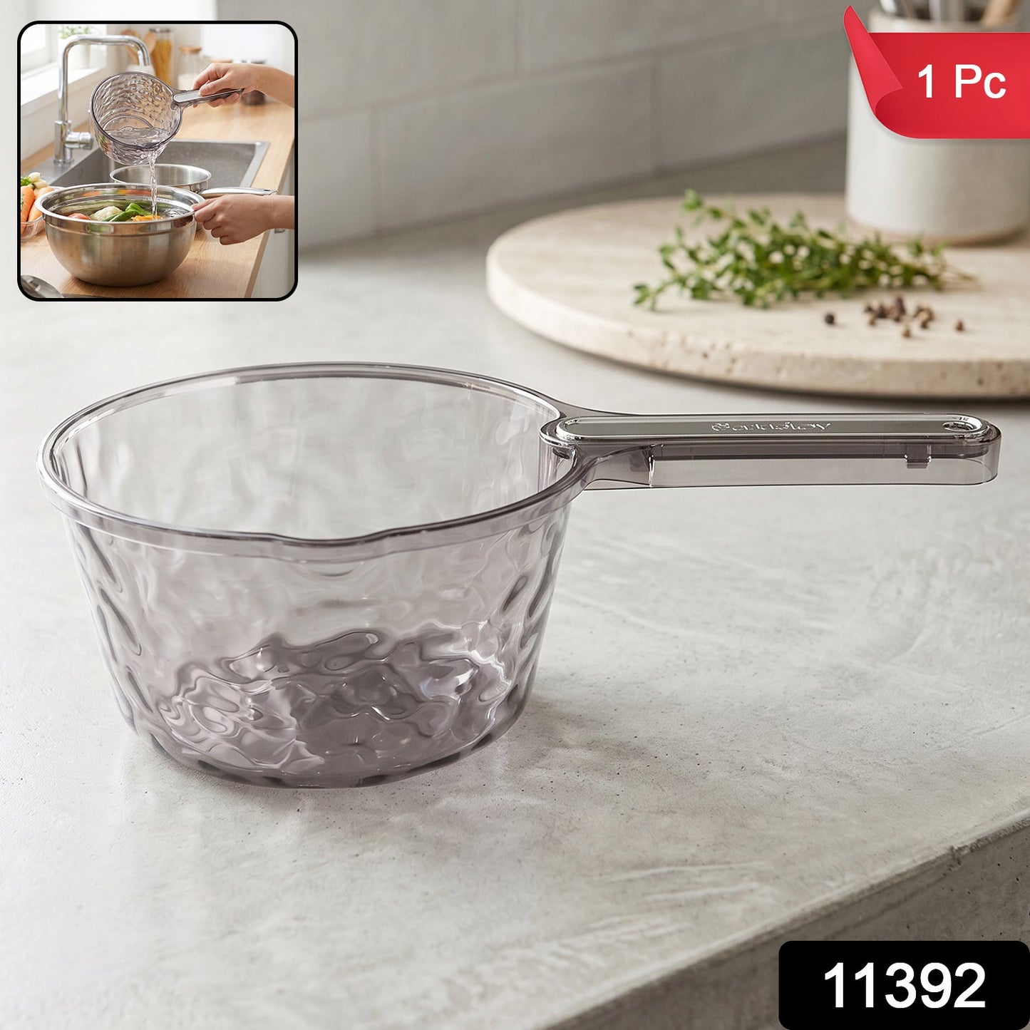 11392 transparent water dipper sku