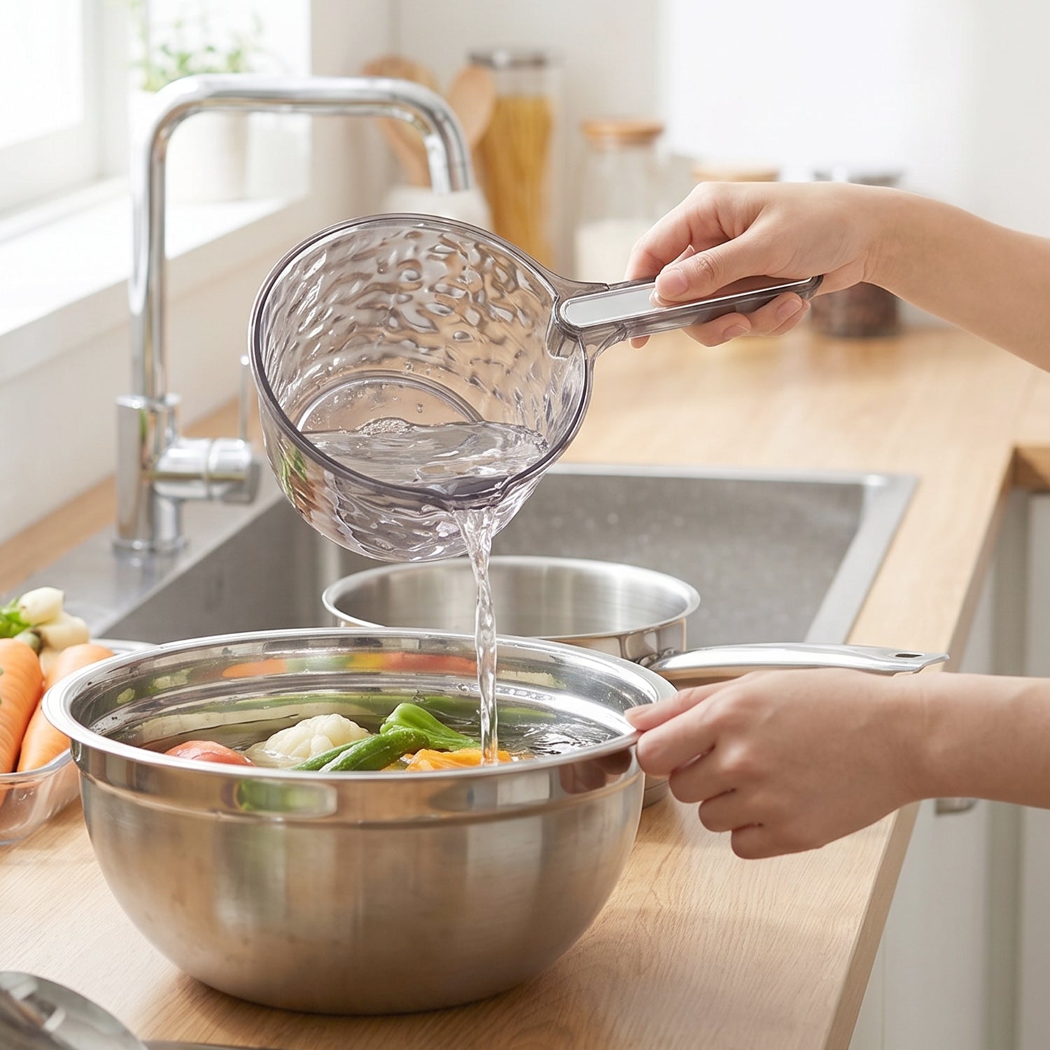 11392 transparent water dipper live use