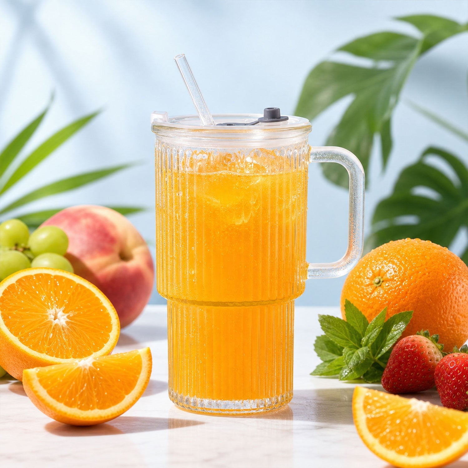 Tumbler cold beverages juice