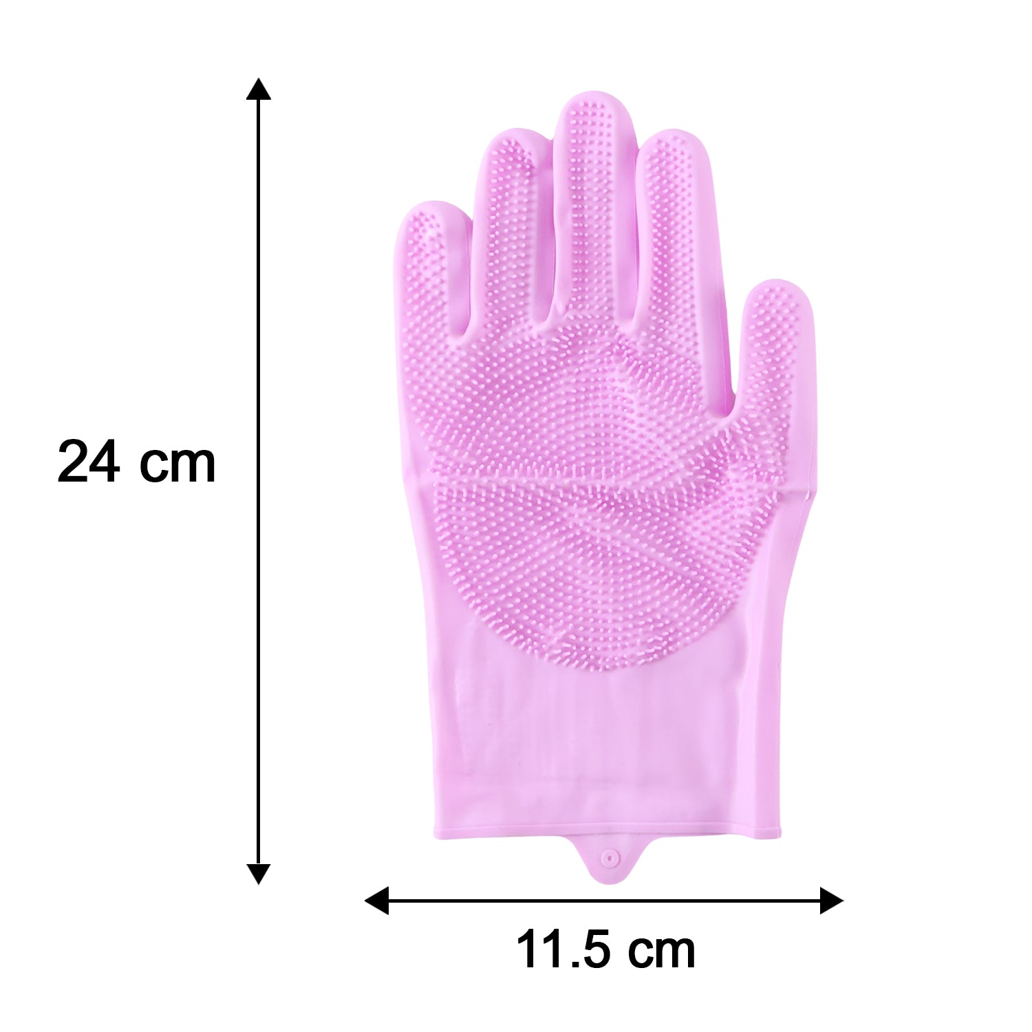 Reusable scrubber cleaning gloves dimensions